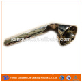 Customized zinc zinc alloy die casting handle with plating